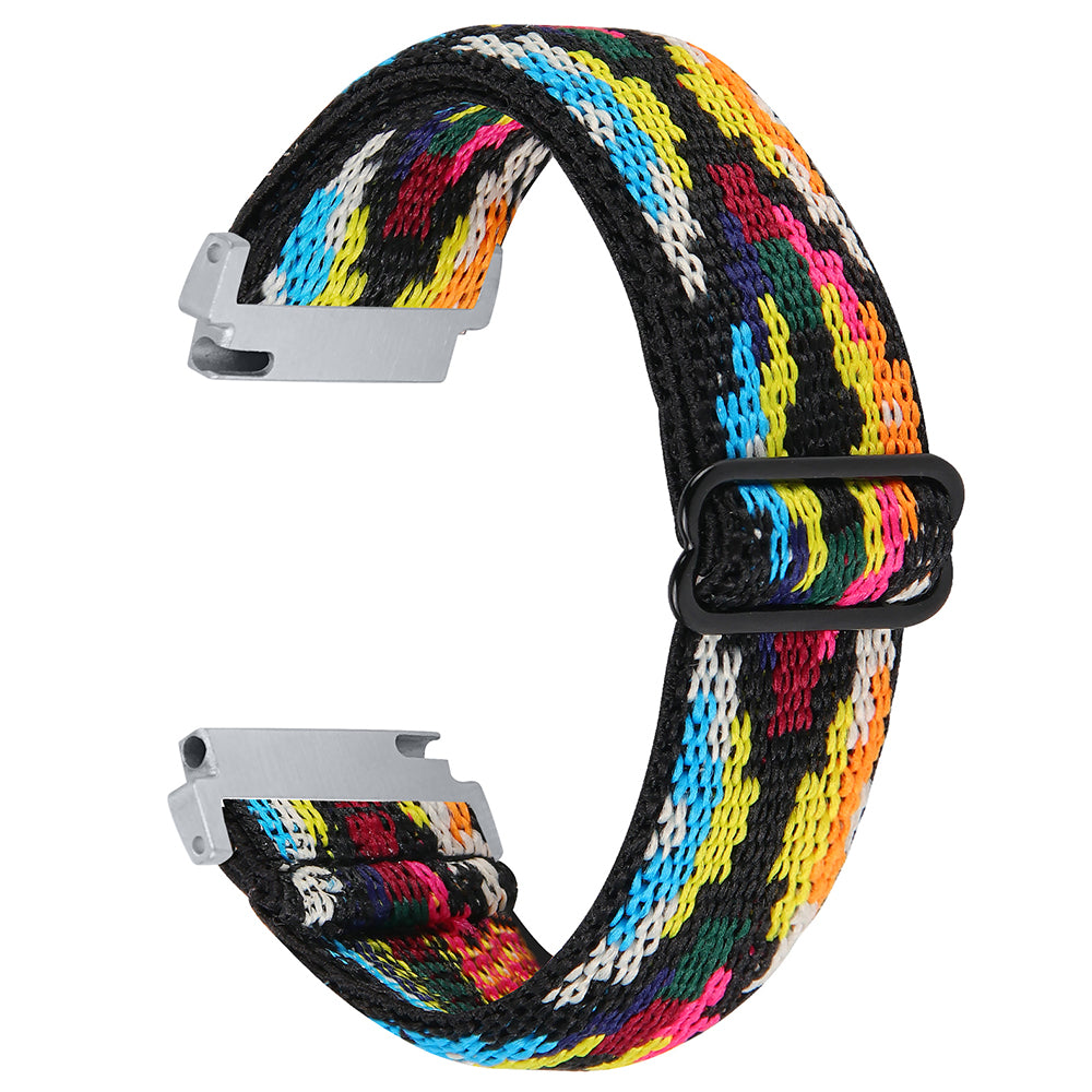 For Verizon Gizmo Watch 3 Elastic Nylon Strap Stylish Pattern Smartwatch Band - Style A For Verizon Gizmo Watch 3 Elastic Nylon Strap Stylish Pattern Smartwatch Band - Style A